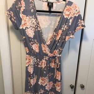 Cotton wrap dress